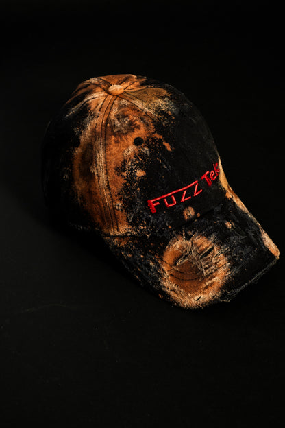 DISTRESSED DENIM CAP